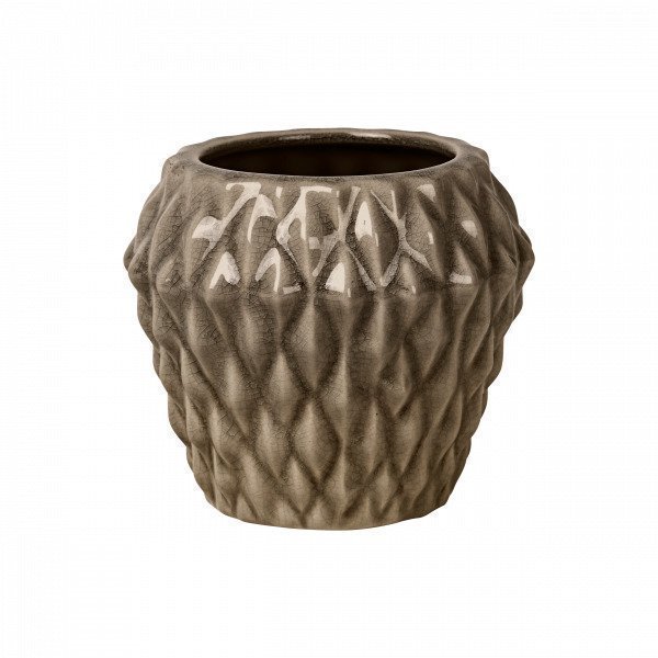 Broste Copenhagen Rhomby S Pot Ruukku Ruskea 14.5x14.5 Cm