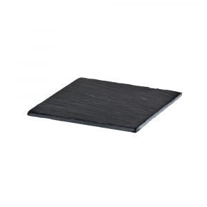 Broste Copenhagen Slate Kynttilätarjotin Musta 13x13 Cm