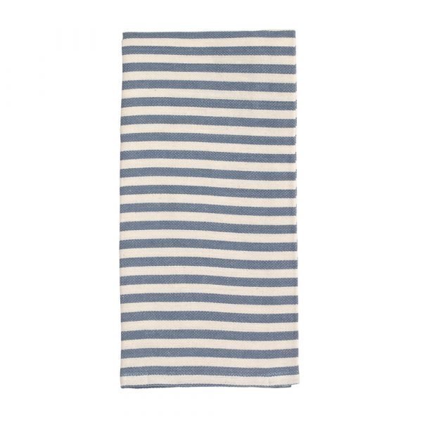 Broste Copenhagen Stripe Keittiöpyyhe Moonlight Blue 50x70 Cm 2 Kpl