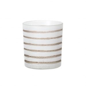 Broste Copenhagen Stripes Kynttilälyhty Fawn 12