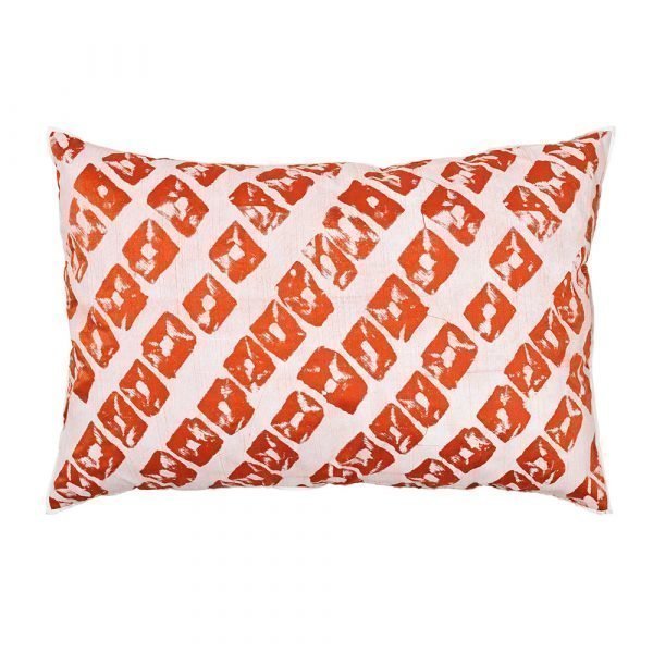 Broste Copenhagen Uneven Dot Tyynynpäällinen Paprika 40x60 Cm