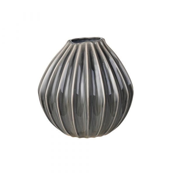 Broste Copenhagen Wide Maljakko Smoked Pearl 30 Cm