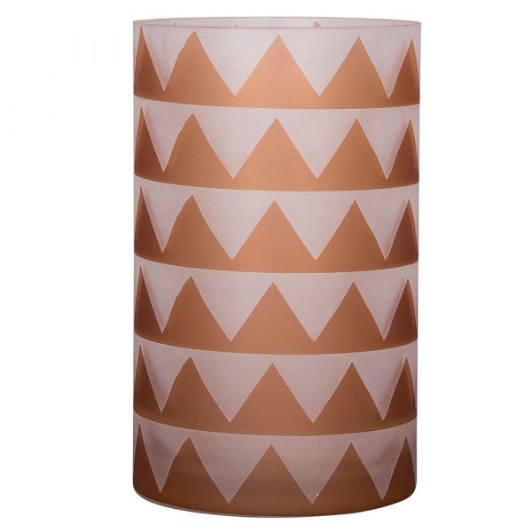 Broste Copenhagen Zig Zag Kynttilälyhty Kupari 20 Cm