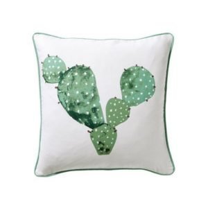 Cactus Tyynynpäällinen 50x50 Cm Valkoinen