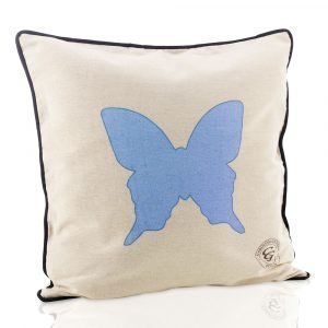 Carolina Gynning Blue Butterfly Tyynynpäällinen