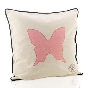 Carolina Gynning Pink Butterfly Tyynynpäällinen