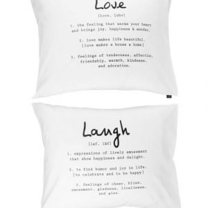 Casa Stockmann Love&Laugh Tyynyliina 50 X 60 cm 2 kpl