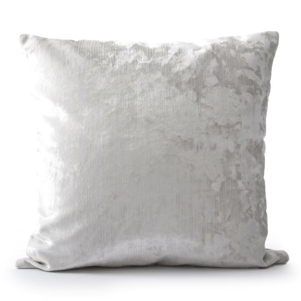 Ceannis Crushed Velvet Tyynynpäällinen White 50x50 Cm