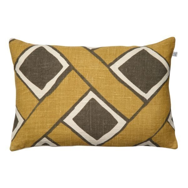 Chhatwal & Jonsson Bali Tyynynpäällinen S Harmaa / Spicy Yellow