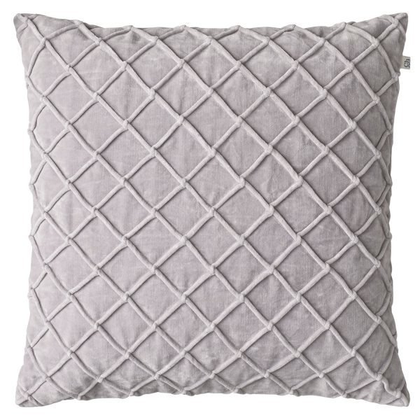 Chhatwal & Jonsson Deva Velvet Tyynynpäällinen Silver Grey 50x50 Cm