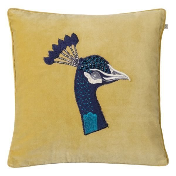 Chhatwal & Jonsson Embroidered Peacock Tyynynpäällinen Spicy Y 50x50 Cm