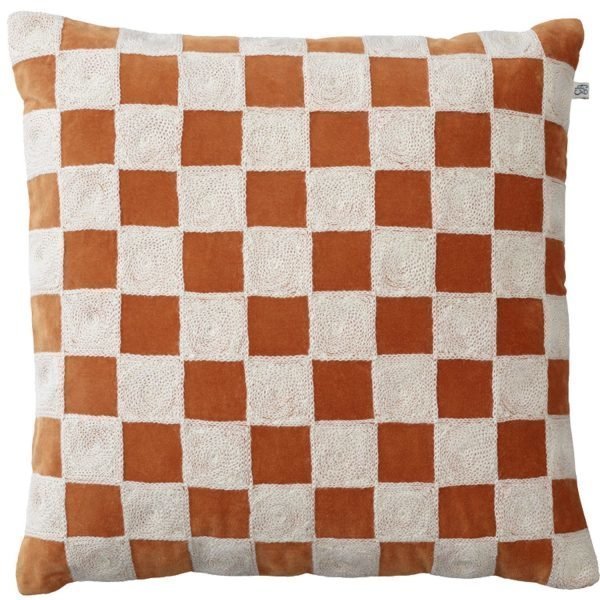 Chhatwal & Jonsson Mysore Tyynynpäällinen Orange / Valkoinen