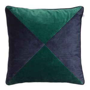 Chhatwal & Jonsson Tanu Velvet Tyynynpäällinen Virheä / Navy 50x50 Cm