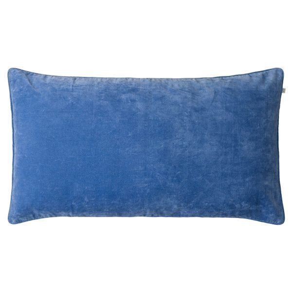 Chhatwal & Jonsson Veda Velvet Tyynynpäällinen Riviera Blue 50x90 Cm