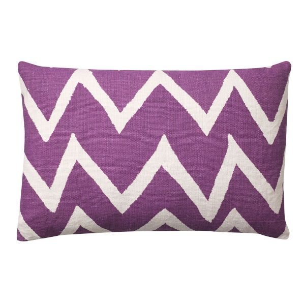 Chhatwal & Jonsson Zigzag Big Tyynynpäällinen Lilac / Valkoinen 40x60 Cm