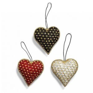 Day Home Day Heart Pendants Joulukoristeet 3 Kpl