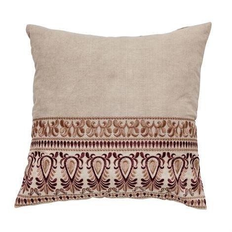 Day Home Grand Flora Kuddfodral Tan Beige-Vaaleanpunainen 50x50 cm