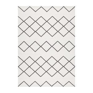 Decotique Geometrie Coton 03 Matto Valkoinen / Musta 200x300 Cm
