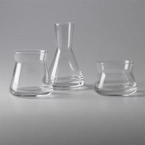 Design House Stockholm Trio Maljakko Setti Kirkas 3-Pakkaus