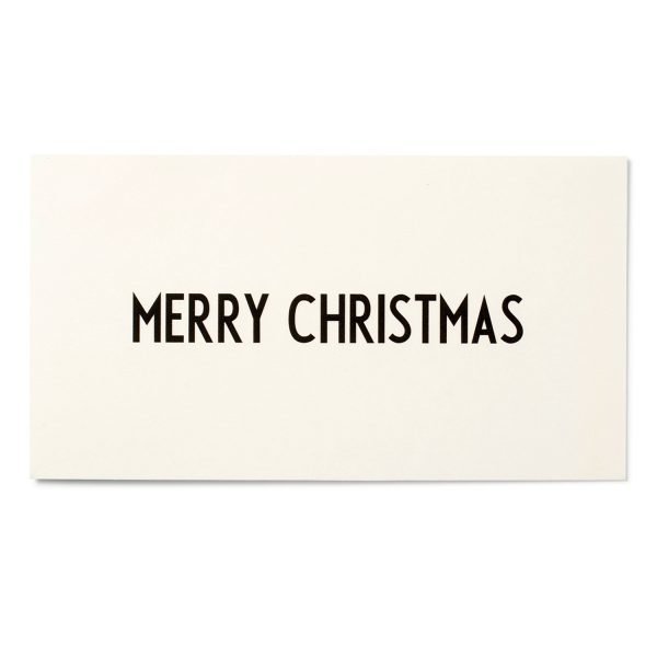 Design Letters Aj Onnittelukortti Merry Christmas
