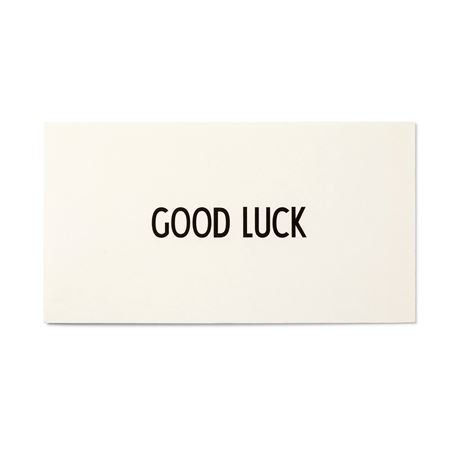 Design Letters Aj Vintage Abc Kortti Good Luck