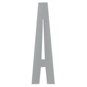 Design Letters Arne Jacobsen A Puukirjain Harmaa