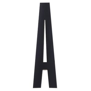 Design Letters Arne Jacobsen A Puukirjain Musta