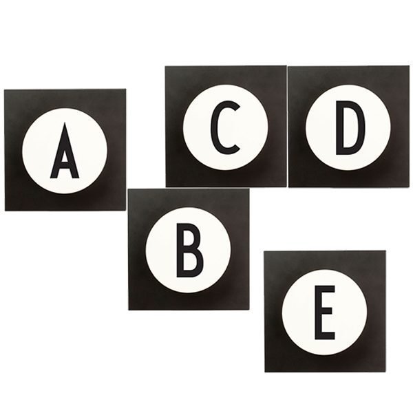 Design Letters Hook2 B Ripustin Musta / Valkoinen