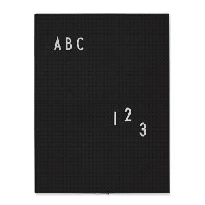 Design Letters Ilmoitustaulu A4 Musta