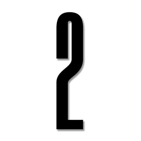 Design Letters Numerot Akryyli 2