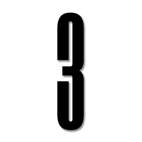 Design Letters Numerot Akryyli 3