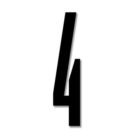 Design Letters Numerot Akryyli 4