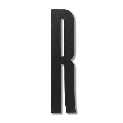 Design Letters Puukirjain R