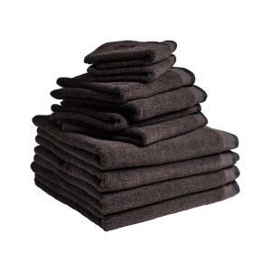 Dirty Linen Eco Pyyheliina Dark Ash 30x50 Cm