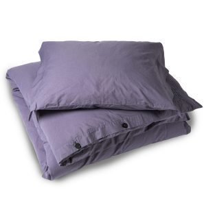 Dirty Linen Triplex Vuodesetti Yhdelle Violet