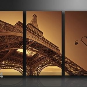 Ed Kolmeosainen Seinätaulu Eiffelin Torni