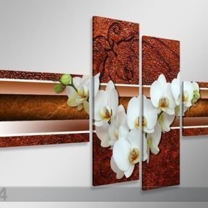 Ed Neljäosainen Seinätaulu Orkidea 160x70 Cm