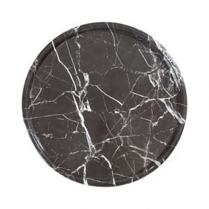 Eightmood Black Marble Tarjotin Ø 41 cm