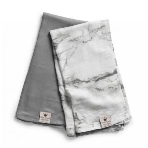 Elodie Details Bamboo Muslin Viltti Marble Grey