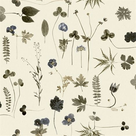 Engblad & Co Botanica Tapetti Valkoinen