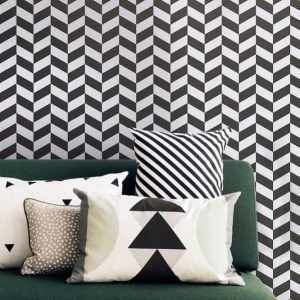 Ferm Living Angle Tapetti Musta