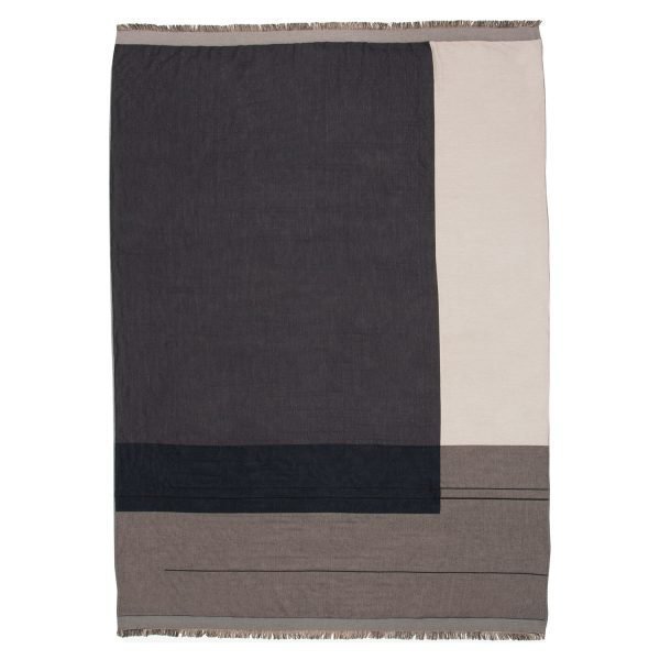 Ferm Living Colour Block Huopa Harmaa 130x180 Cm