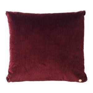 Ferm Living Corduroy Tyyny Burgundy 45x45 Cm