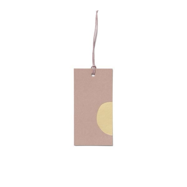 Ferm Living Gift Tags Pakettikortti Roosa 6-Pakkaus