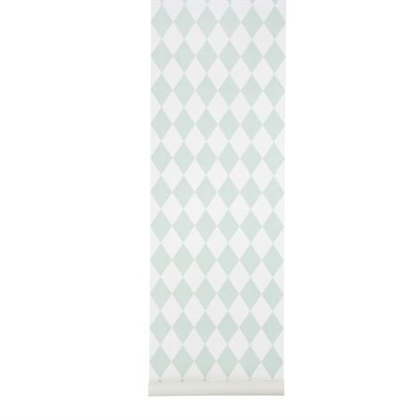 Ferm Living Harlequin Tapetti 3 kpl Minttu