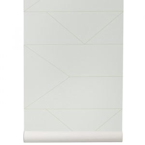 Ferm Living Lines Tapetti Off White