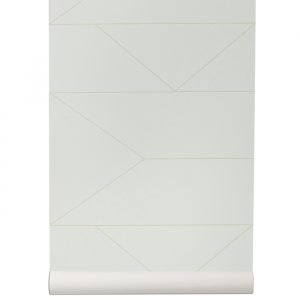 Ferm Living Lines Tapetti Off White