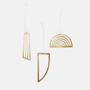 Ferm Living Ornament Kulta 4-Pakkaus