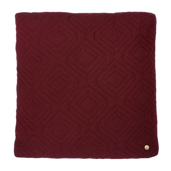 Ferm Living Quilt Tyyny Bordeaux 45x45 Cm