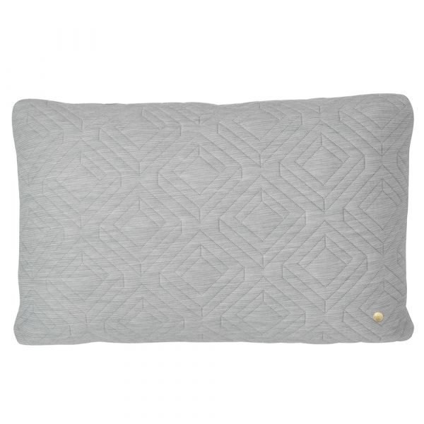 Ferm Living Quilt Tyyny Vaaleanharmaa 60x40 Cm